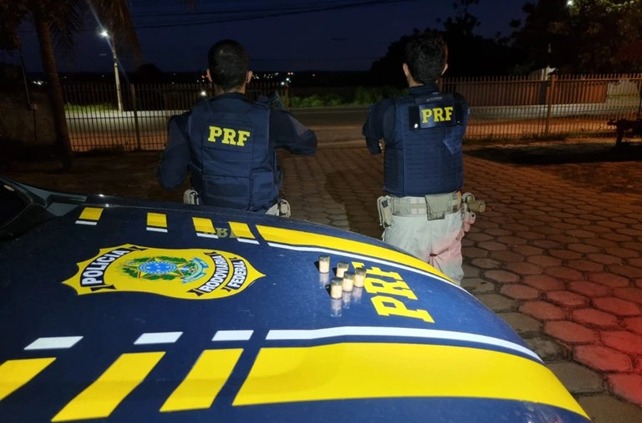 Comprimidos de rebite apreendidos pela PRF