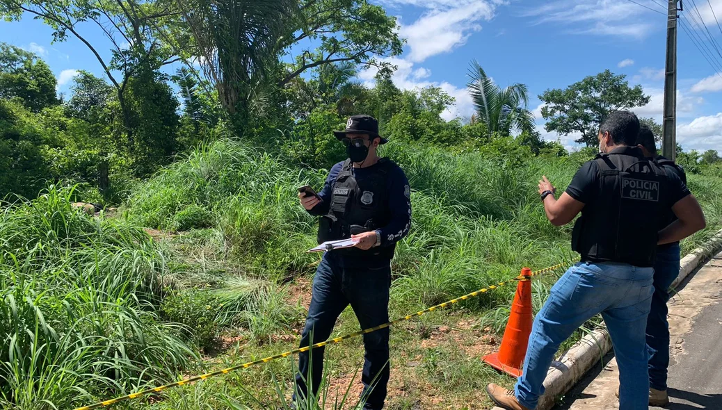 Corpo é encontrado às margens da Avenida Josué de Moura Santos