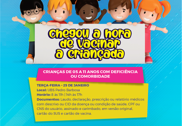 Covid: vacinação para crianças com deficiência começa dia 25 em Oeiras