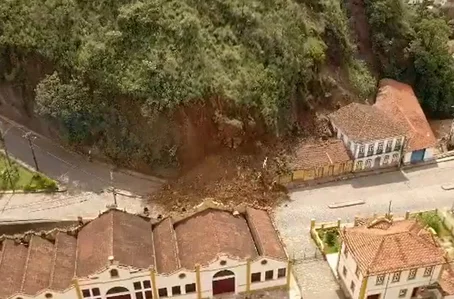 Desmoronamento em Minas Gerais