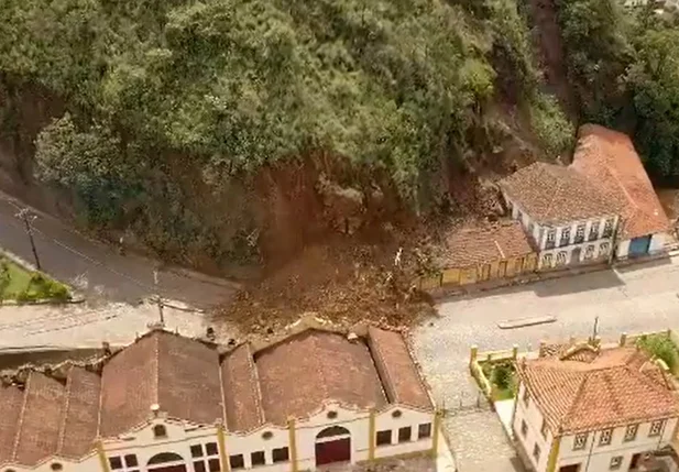 Desmoronamento em Minas Gerais