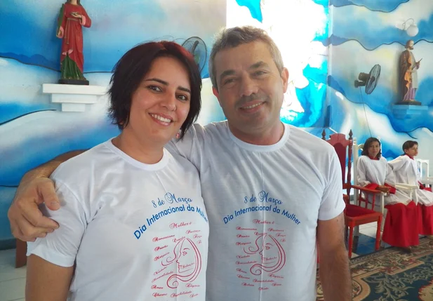 Edneida Fortes e Edilson Capote