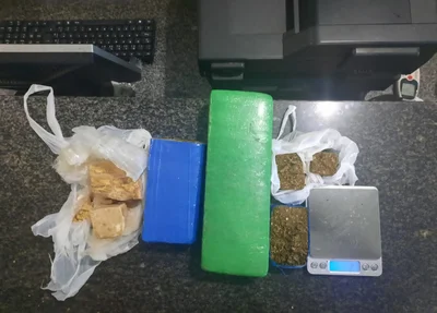 Entorpecentes apreendidos pela PM em Piripiri