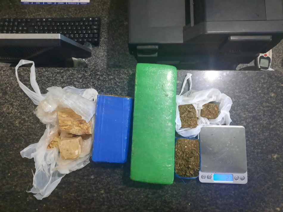 Entorpecentes apreendidos pela PM em Piripiri