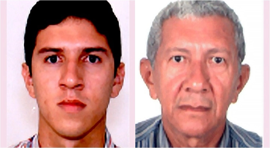 Francisco das Chagas Sousa e seu filho, Guilherme de Carvalho Goncalves Sousa