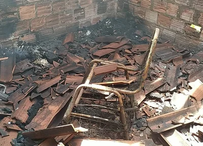 Homem é preso após atear fogo em casa com mulher e filhos no Piauí