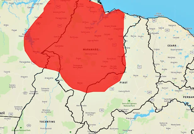Inmet emite alerta de grande perigo para 19 municípios do Piauí