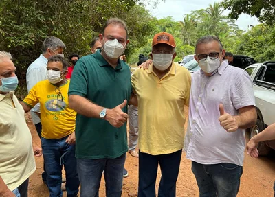 Jeová Alencar e prefeito Dr. Pessoa visitam na zona rural leste