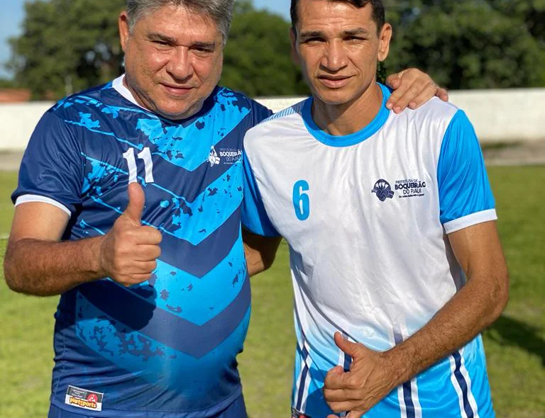 João Mádison ao lado de Ronaldo Angelim