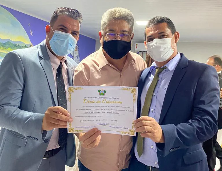 João Mádison recebe título de cidadão de Lagoa de São Francisco nessa terça-feira (25)