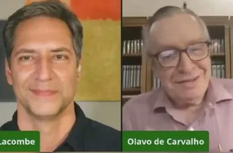 Lacombe lamenta morte de Olavo de Carvalho