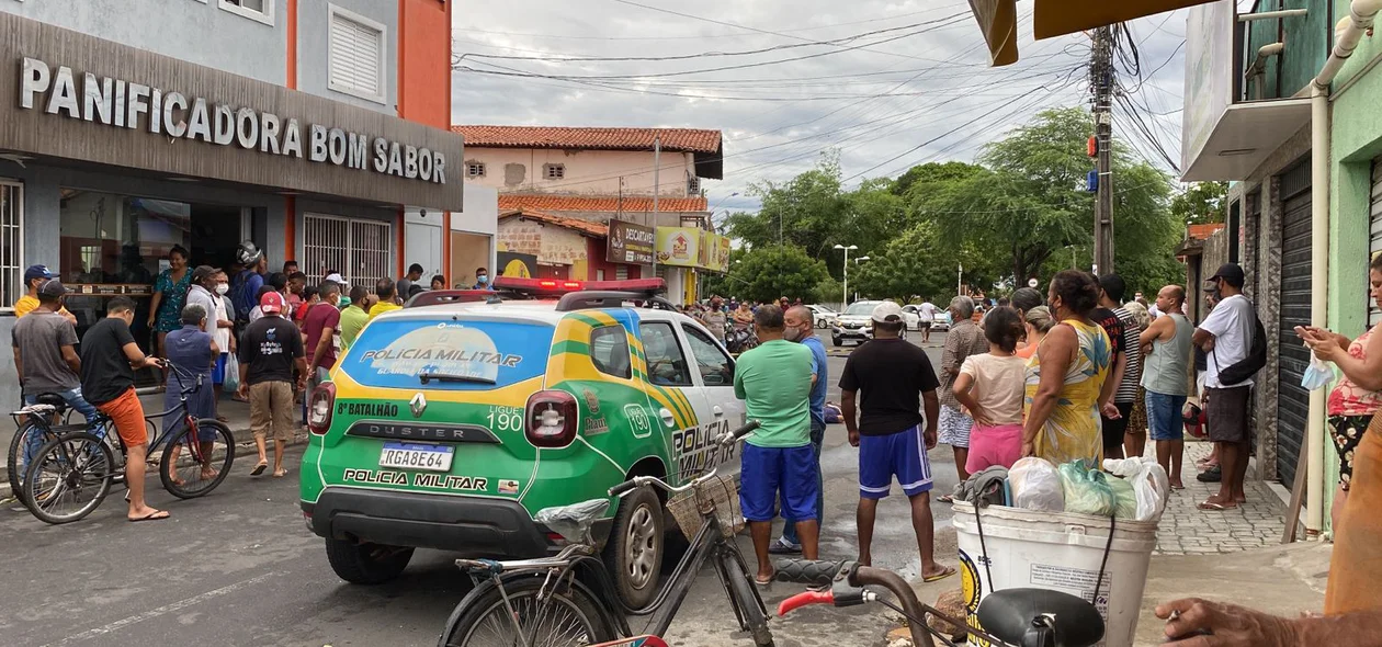Local onde o jovem foi atingido pelos disparos