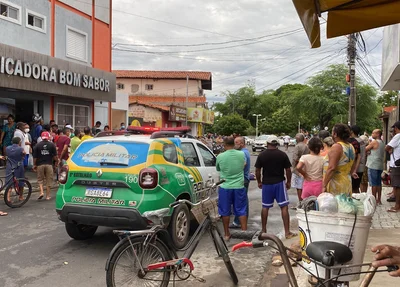 Local onde o jovem foi atingido pelos disparos