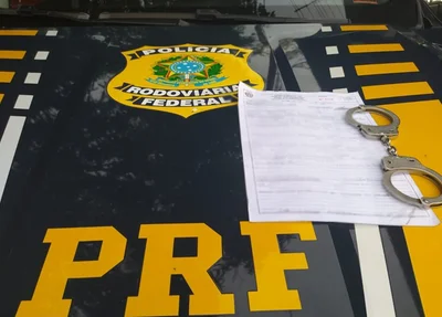 Mandado de prisão cumprido pela PRF