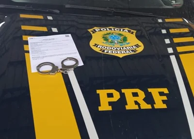 Mandado de prisão foi cumprido pela PRF