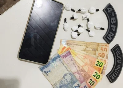 Material apreendido pela PM em Picos