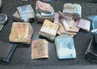 Material apreendido pela Polícia Militar do Piauí