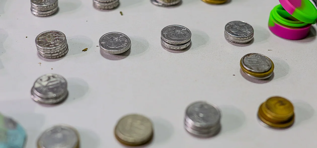 Moedas apreendidas