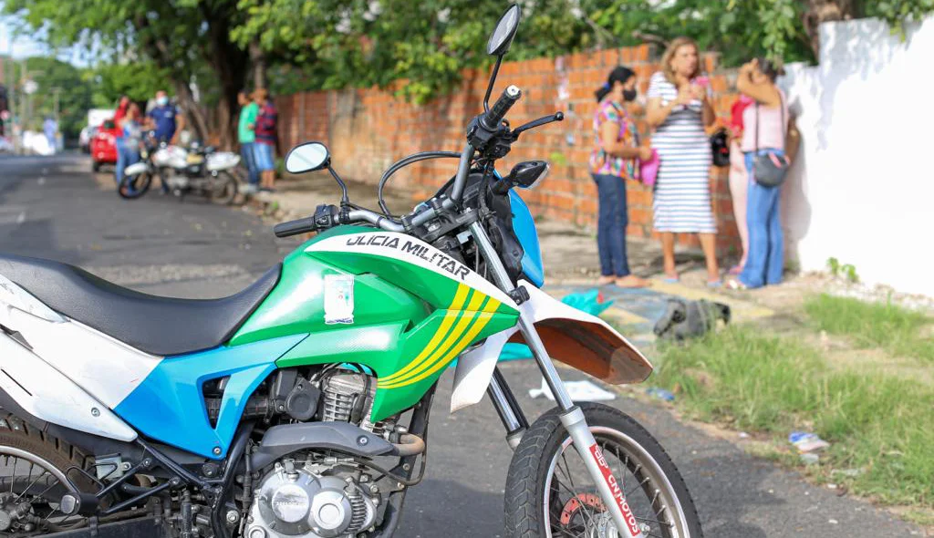 Motocicleta da Polícia Militar