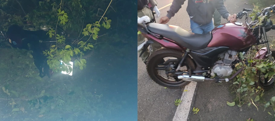 Motocicleta do casal