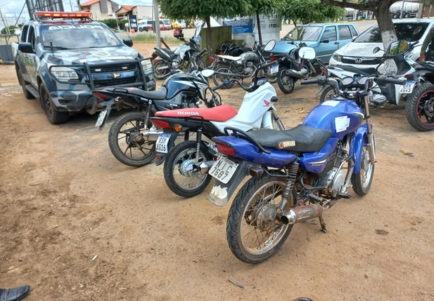 Motocicletas apreendidas