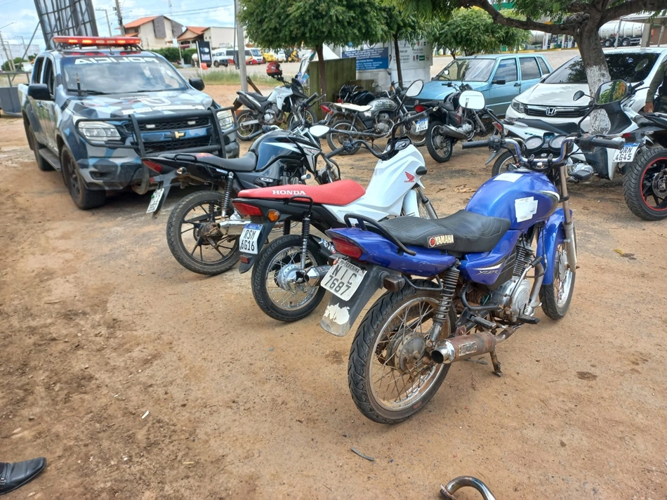 Motocicletas apreendidas