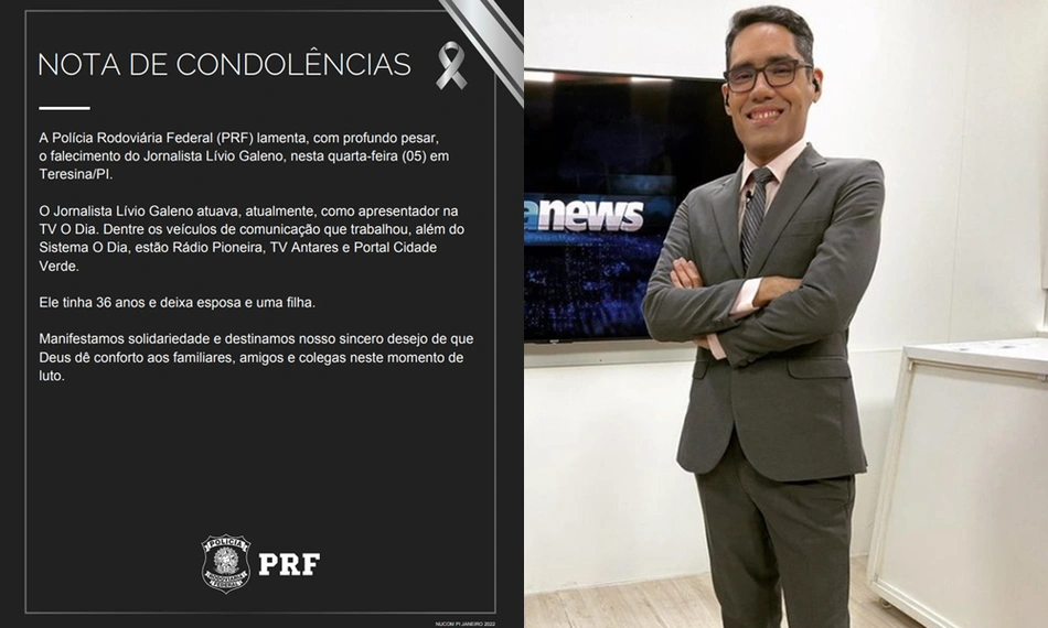 Nota de condolências da PRF