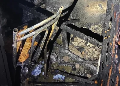 Objetos da casa ficaram destruídos