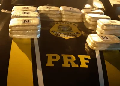 Pasta base de cocaína apreendida em Buriti dos Lopes