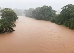 Rio Paraopeba, em Brumadinho