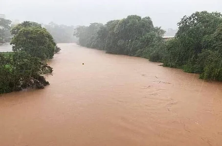 Rio Paraopeba, em Brumadinho
