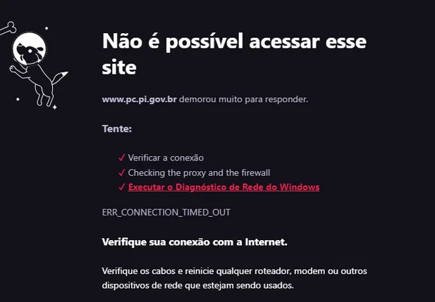 Sites do Governo do Piauí sofrem ataques de hackers