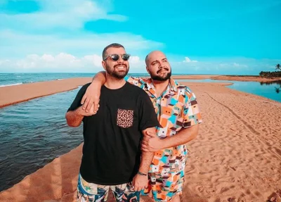 Tiago Abravanel e seu esposo, Fernando Poli