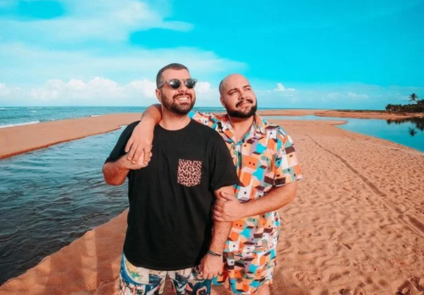 Tiago Abravanel e seu esposo, Fernando Poli