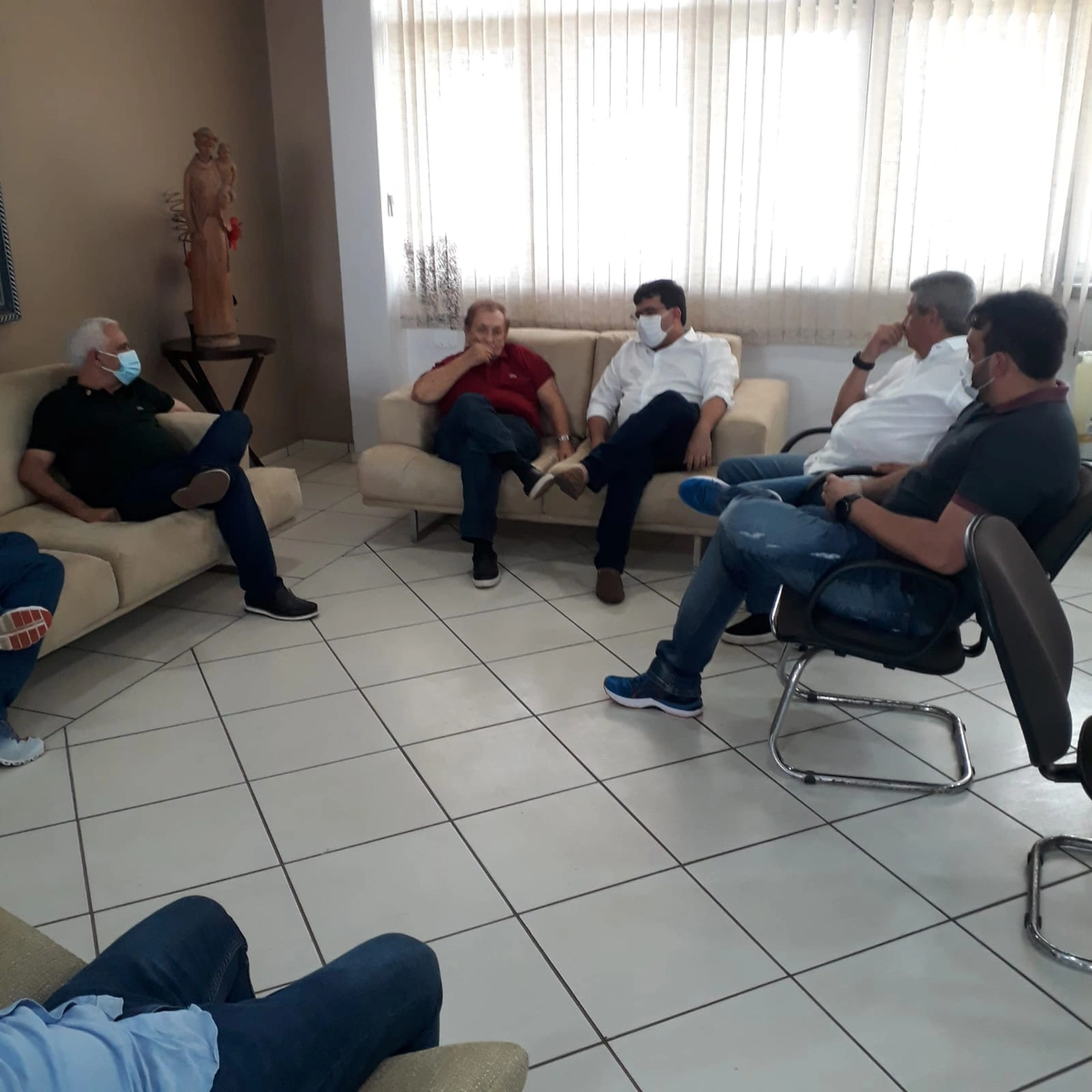Visita ao prefeito Mão Santa