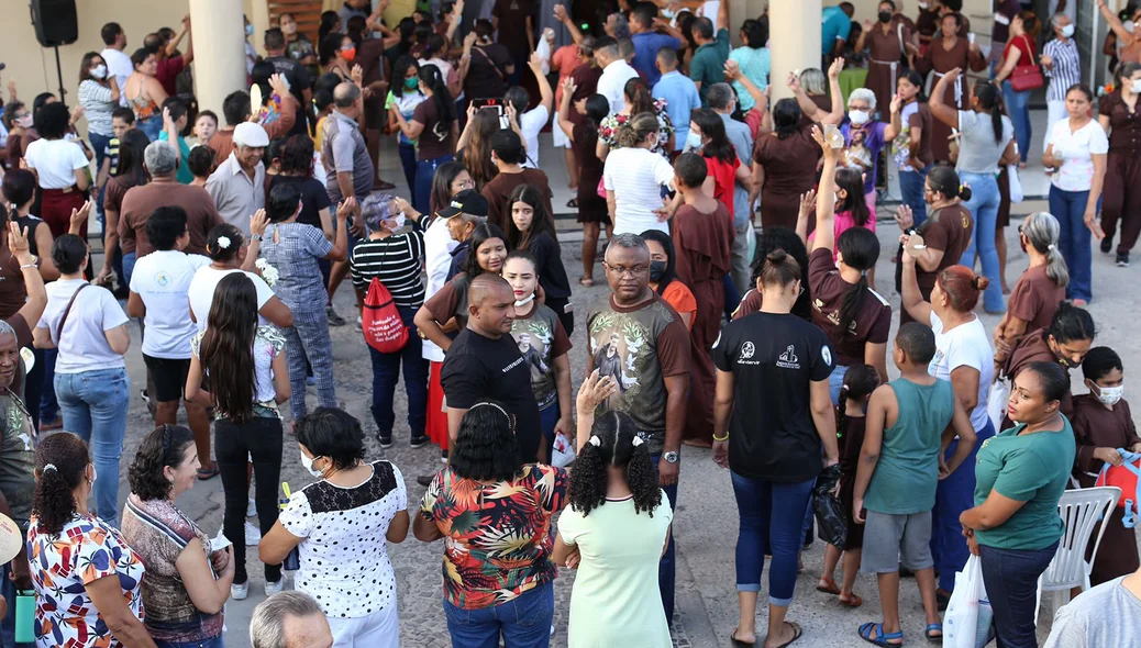 A procissão ocorre após dois anos de pandemia