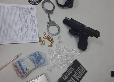 Acusado de tráfico de drogas é preso com armas e munições em Teresina