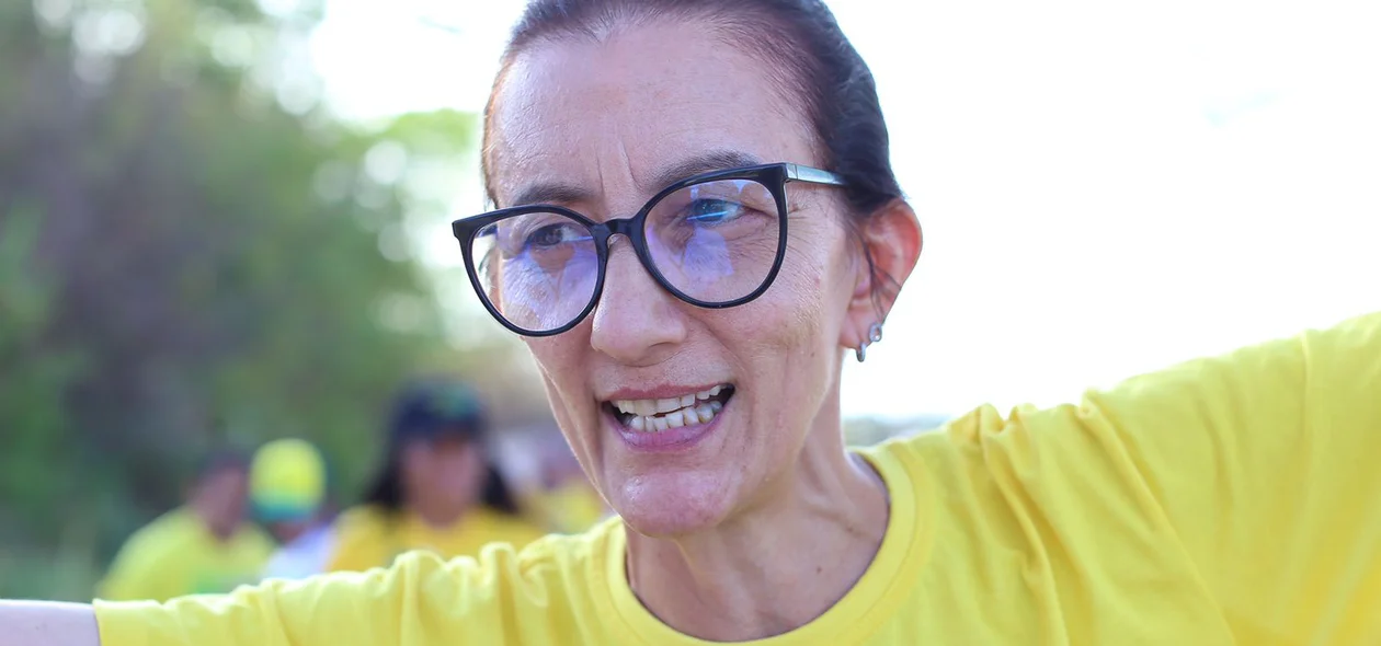 Adriana Mourato, apoiadora do presidente