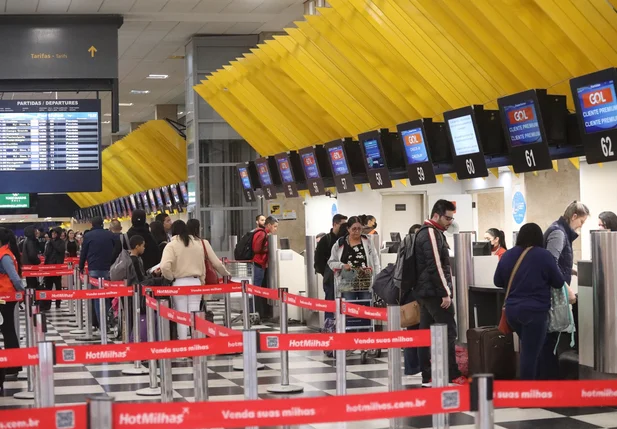 Aeroporto de Congonhas em São Paulo (SP)