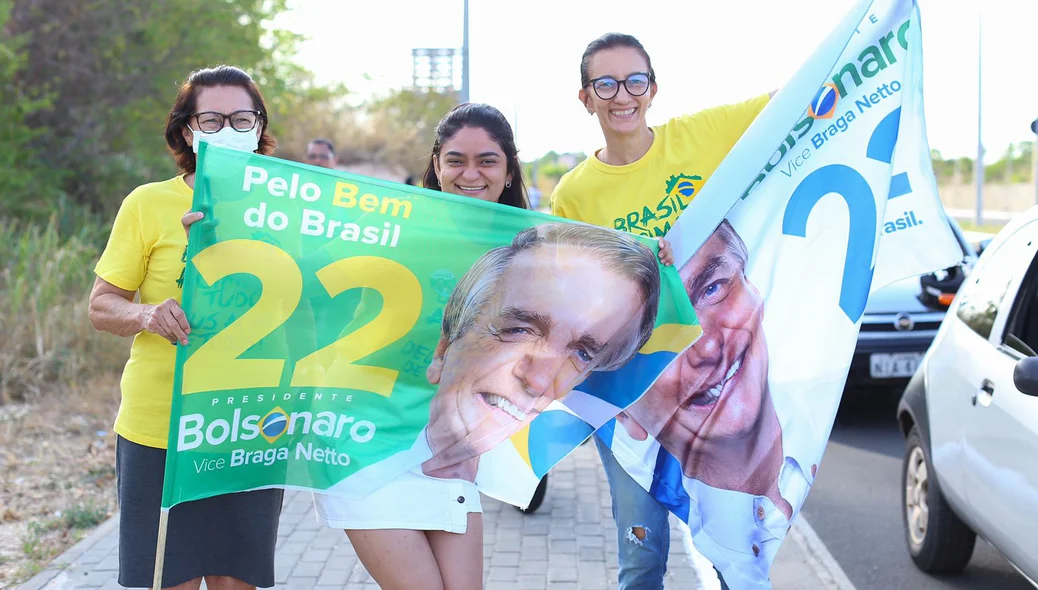 Apoiadoras de Bolsonaro