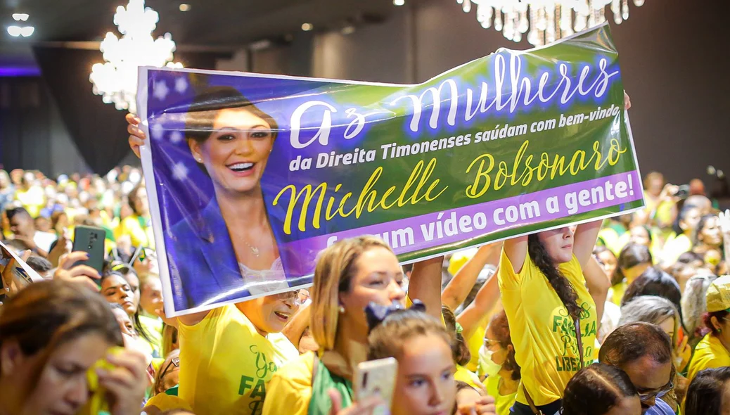 Apoiadoras de Timon marcaram presença no evento