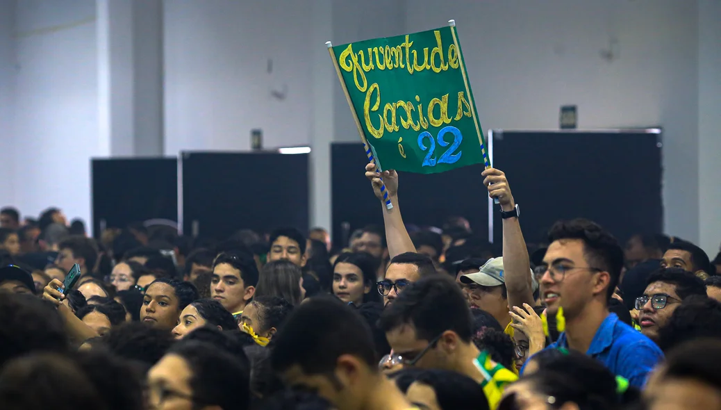 Apoiadores de Caxias estiveram presentes