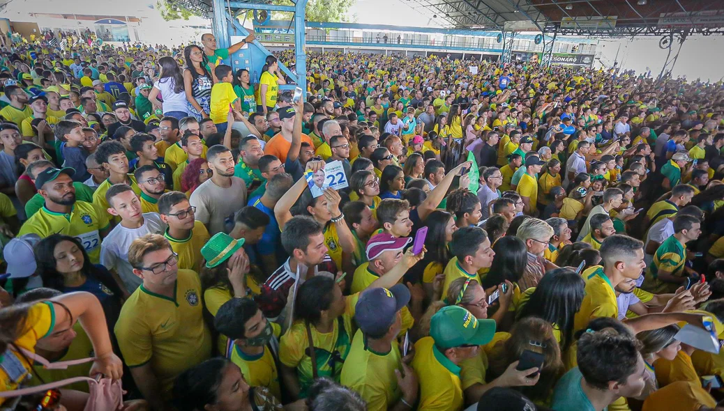 Apoiadores do presidente no Atlantic City