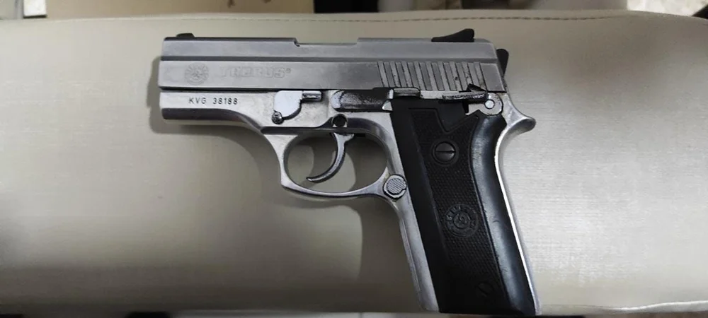 Arma de fogo apreendida pela PF