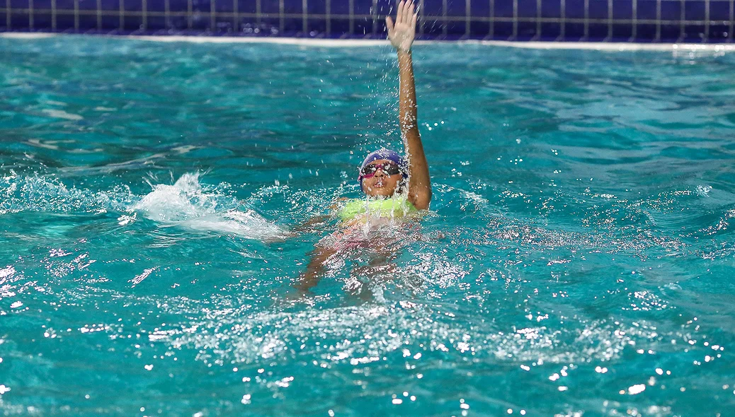Atleta de natação do Círculo Militar
