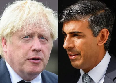 Boris Johnson e Rishi Sunak