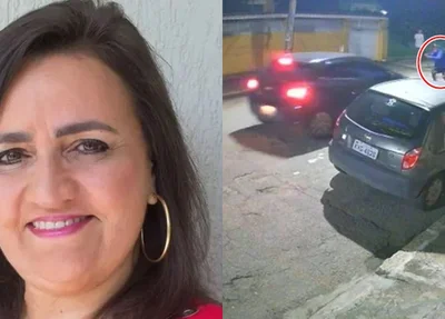 Câmera flagou a ação dos criminosos que mataram a atriz Eliane Lorett de Campos