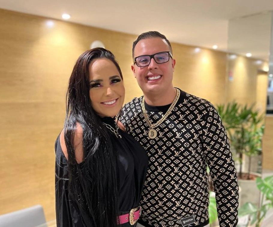 Cantora Perlla e o esposo, Patrick Abrahão