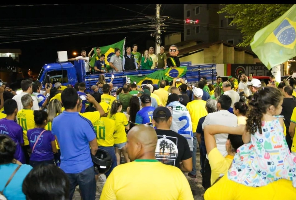 Carreata pró-Bolsonaro em Parnaíba