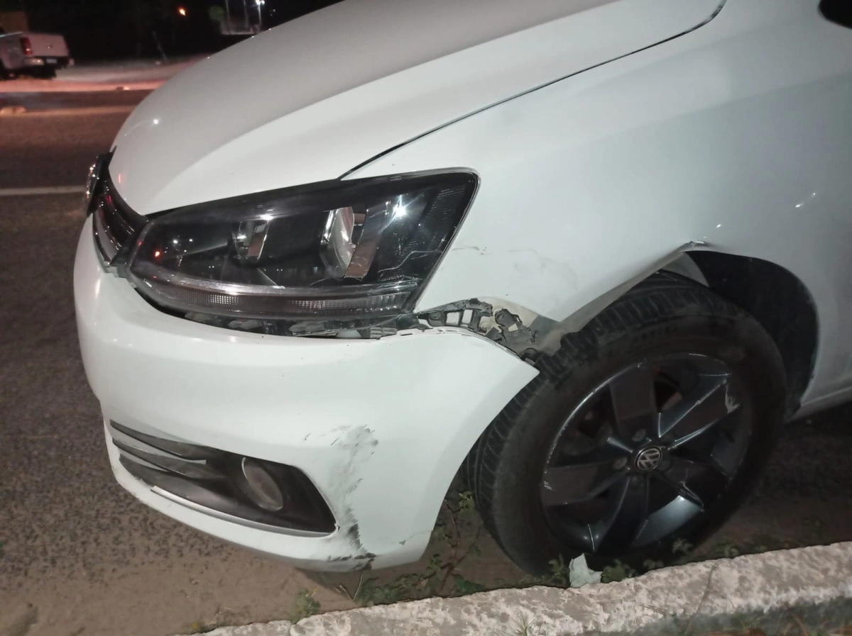 Carro envolvido no acidente